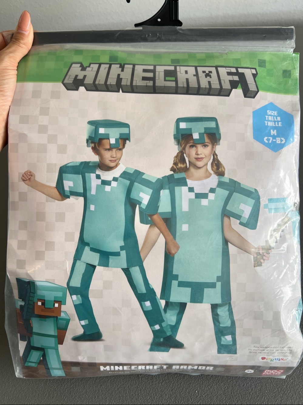 🩵💎MINECRAFT DIAMOND ARMOR KIDS HALLOWEEN COSTUME💎🩵